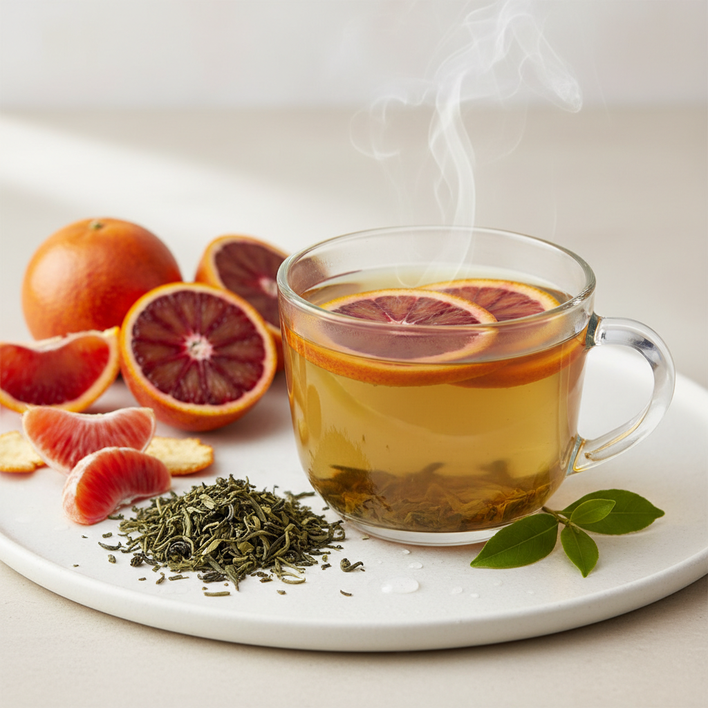 Blood Orange Green Tea