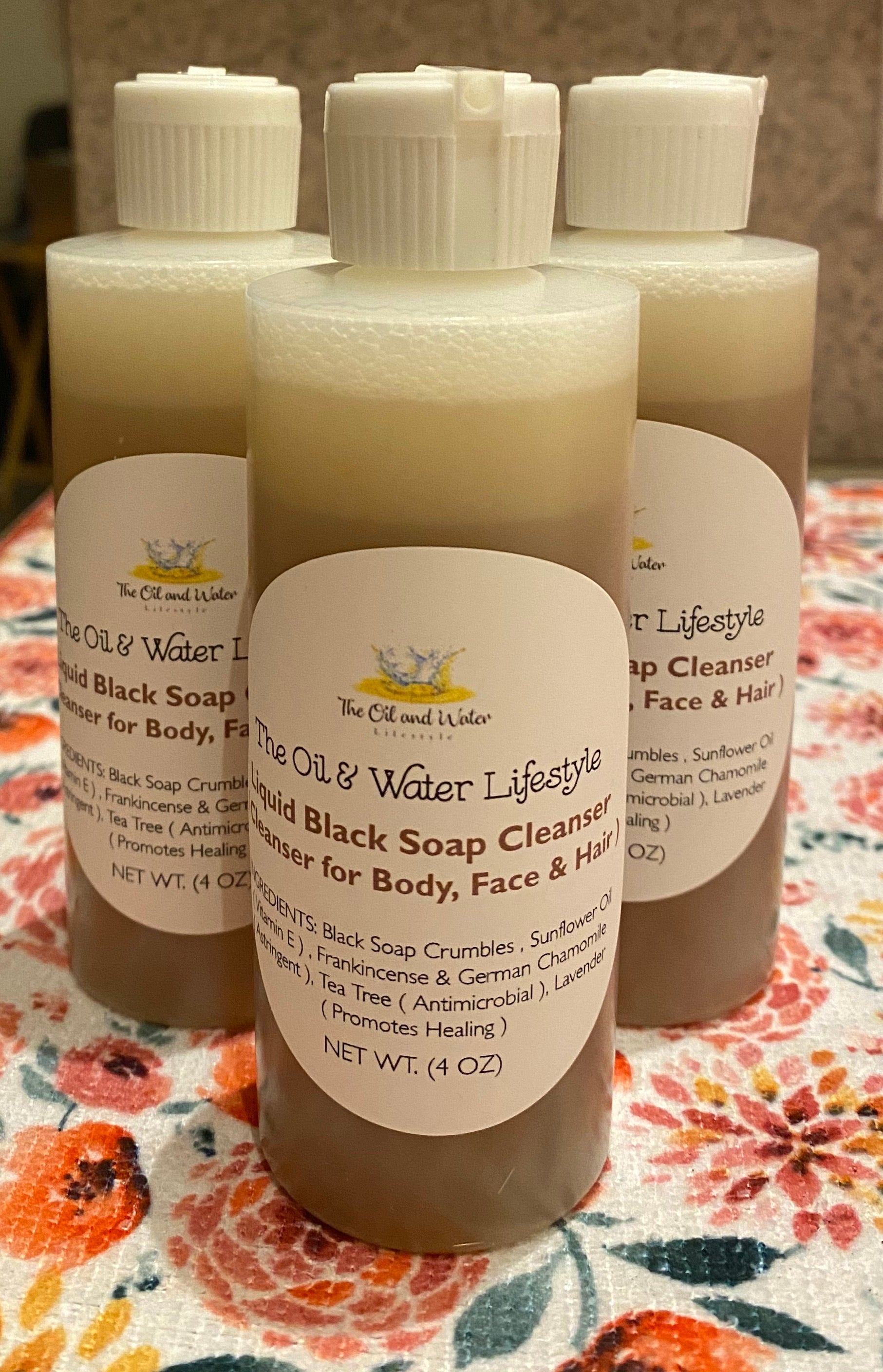 Liquid Black Soap Cleanser